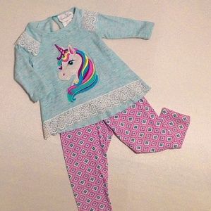 Unicorn long sleeve outfit